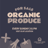 Organic Vegetables Linkedin Post
