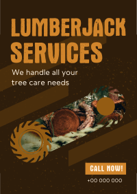 Trusted Lumberjack Service Flyer