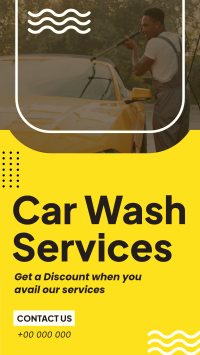 Sleek Car Wash Services Instagram Reel Image Preview