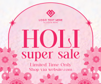 Holi Sale Patterns Facebook Post