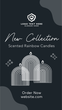 Rainbow Candle Collection YouTube Short Image Preview