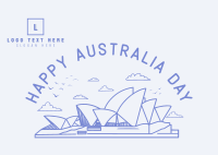 Happy Australia Day Postcard