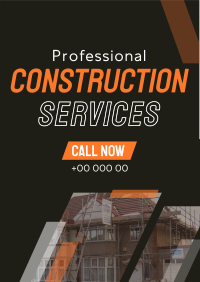 Professional Home Construction Flyer