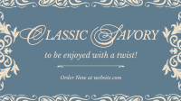 Elegant Art Restaurant Facebook Event Cover