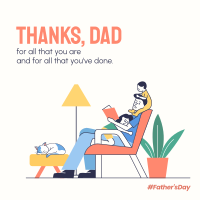 Thanks Dad For Everything Instagram Post Image Preview