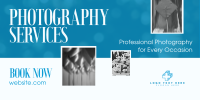 Sophisticated Photography Services Twitter Post Design