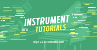 Music Instruments Tutorial Facebook Ad