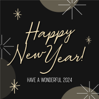 Wonderful New Year Welcome Instagram Post Image Preview