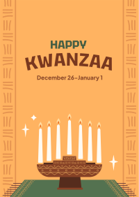 Kwanzaa Candle Poster