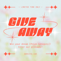 Generic Giveaway Y2k Instagram Post Design