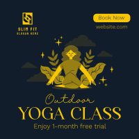 Outdoor Yoga Class Instagram Post Image Preview