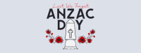 Remembering Anzac Day Facebook Cover Image Preview