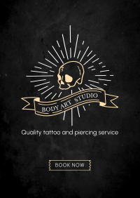 Tattoo and Piercing Flyer