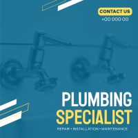 Plumbing Specialist Linkedin Post Design