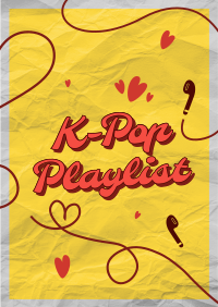 K-Pop Playlist Poster