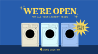 Laundry Store Hours Facebook Event Cover