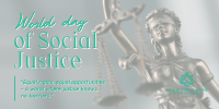 World Social Justice Day Twitter Post