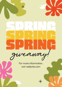 Spring Giveaway Poster