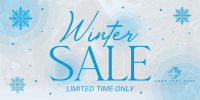 Winter Season Sale Twitter Post