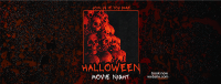 Scary Movie Night Facebook Cover Image Preview