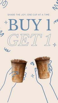 Buy 1 Take 1 Coffee Instagram Reel