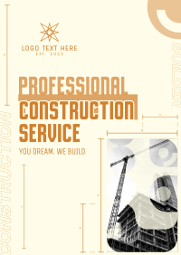 Construction Worker Poster example 4