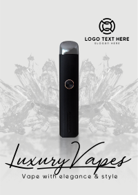 Luxury Vapes Flyer Design