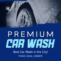 Premium Car Wash Instagram Post