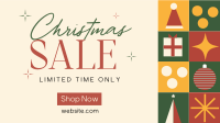 Christmas Holiday Shopping  Sale Facebook Event Cover