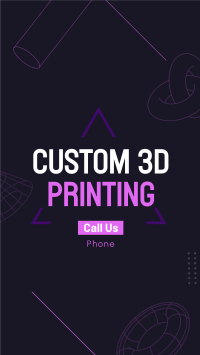 3d Printing Services Instagram Story