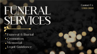 Elegant Funeral Facebook Event Cover