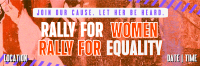 Women's Equality Rally Twitter Header Image Preview