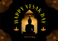 Celebrate Vesak Day Postcard Image Preview