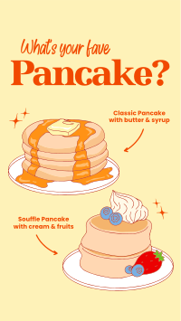 Classic and Souffle Pancakes Facebook Story