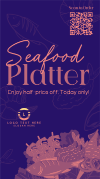 Seafood Platter Sale Facebook Story