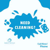 Contact Cleaning Services  Instagram Post