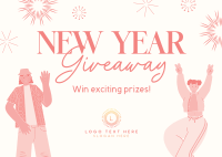New Year's Giveaway Postcard