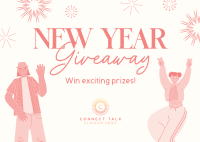 New Year's Giveaway Postcard