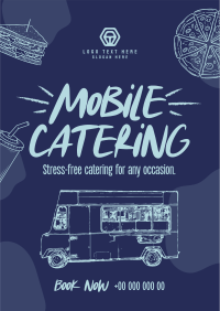 Handdrawn Food Truck Poster