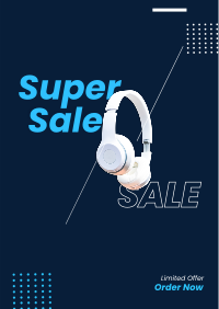 Super Sale Headphones Flyer