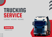 Truck Postcard example 4