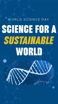 Sustainable World Science Day TikTok Video