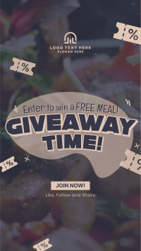 Food Voucher Giveaway Facebook Story