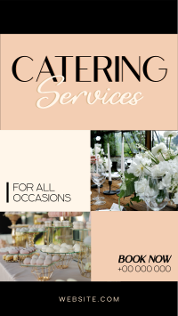 Elegant Catering Service Facebook Story