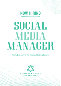 Social Media Manager Flyer