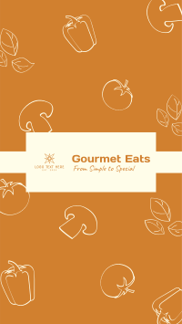 Gourmet Eats Facebook Story