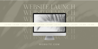 Minimalist Website Launch Twitter Post