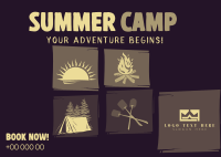 Sunny Hills Camp Postcard