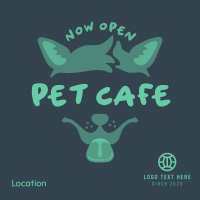 Pet-cafe Instagram Post example 4