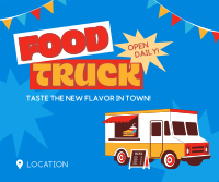 Playful Food Truck Festival Facebook Post